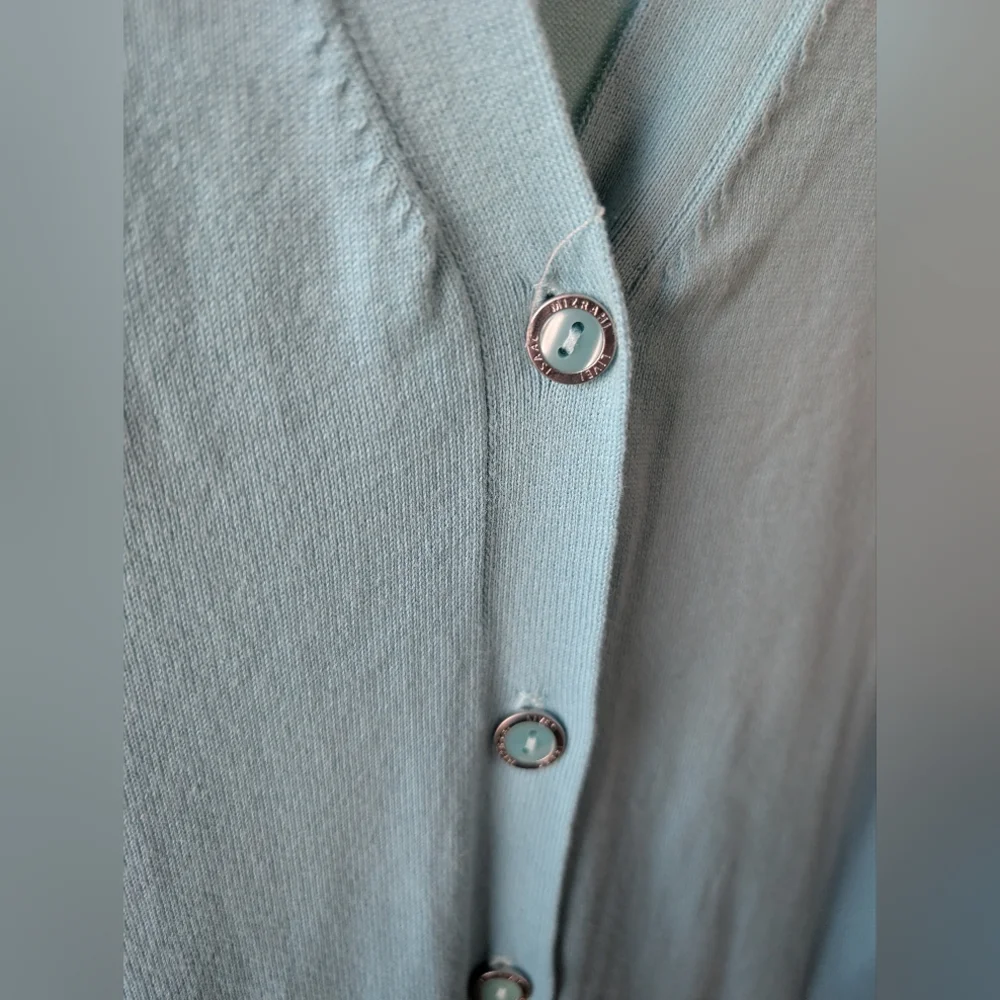 Isaac Mizrahi Blue Ombre Cardigan - Picture 3 of 7